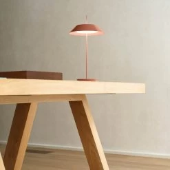 Vibia Mayfair Mini Lampe, Batterie, Brun Rouge 11 Vibia Mayfair Mini Lampe, Batterie, Brun Rouge -Déco Lumière Soldes 10000836 3