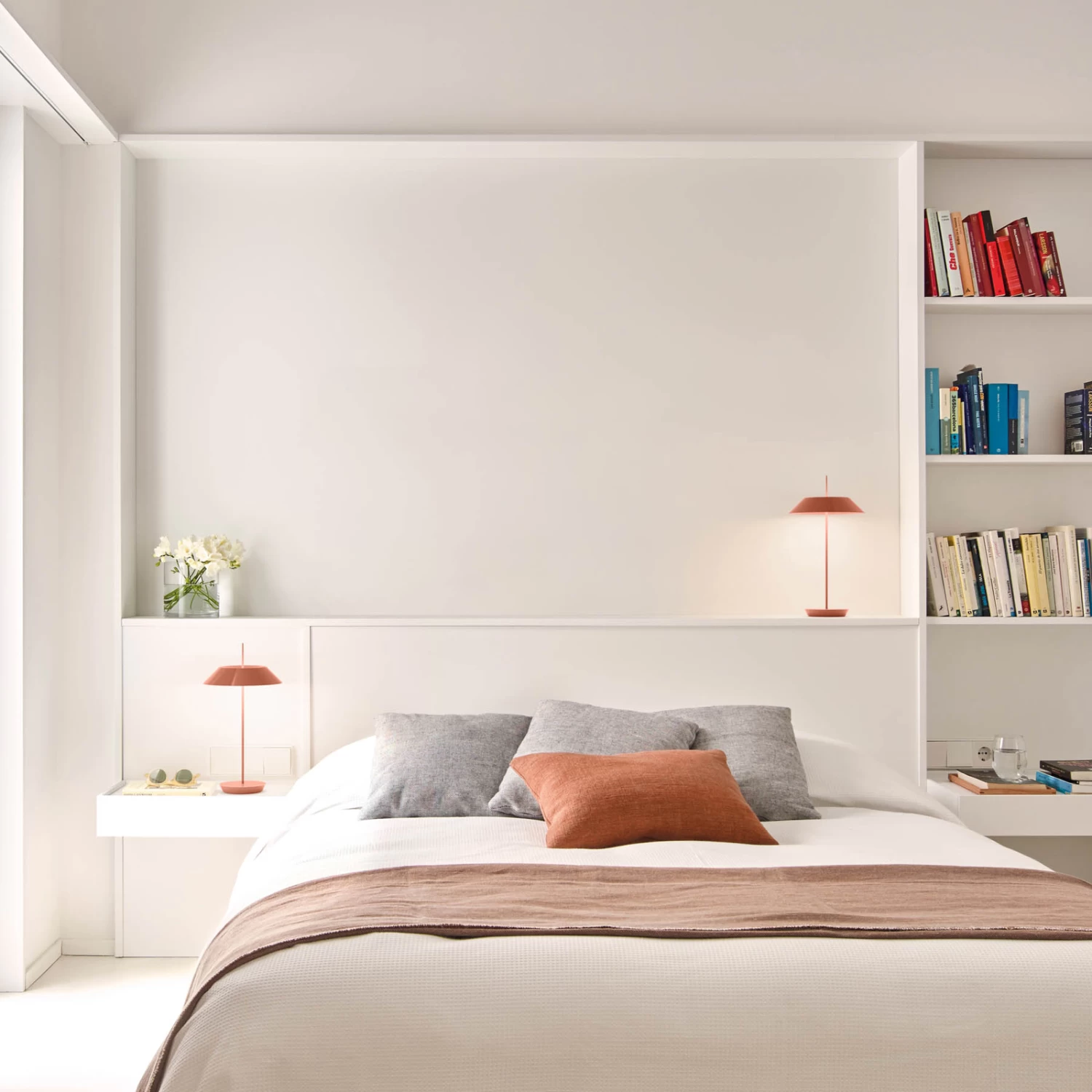 Vibia Mayfair Mini Lampe, Batterie, Brun Rouge 6 Vibia Mayfair Mini Lampe, Batterie, Brun Rouge – Image 6