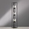 Lampadaire Regi En Verre, Gris Fumée, à 3 Lampes