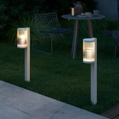Nordlux Borne Coupar Garden En Aluminium, Blanche -Déco Lumière Soldes 10002652 3