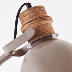 BRILLIANT Lampadaire Erena, Tête Inclinable, Taupe -Déco Lumière Soldes 10002977 2