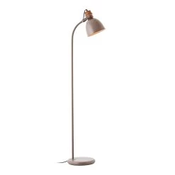 BRILLIANT Lampadaire Erena, Tête Inclinable, Taupe