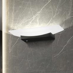 Applique LED Bowl TW, CCT Largeur 30 cm, Noire