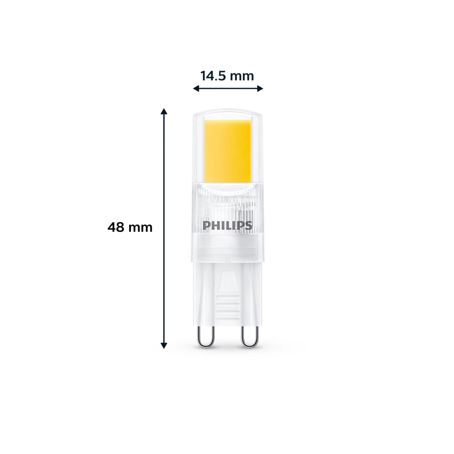 Philips Ampoule LED G9 2W 220lm 2 700K Claire X6 3 Philips Ampoule LED G9 2W 220lm 2 700K Claire X6 – Image 3