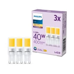 Philips Ampoule LED G9 3,2W 400lm 2 700K Claire X3