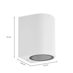 Prios Tetje Applique Blanche Ronde 10 cm -Déco Lumière Soldes 10004680 4