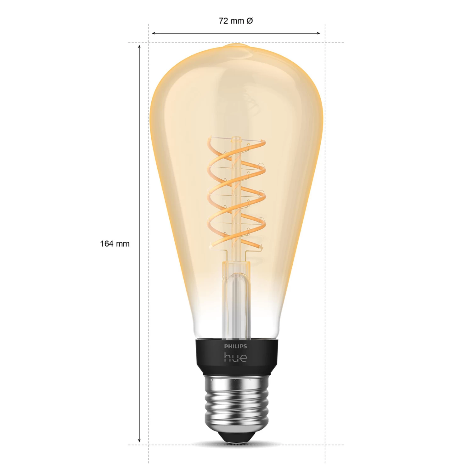 Philips Hue White E27 7 W Filament ST72 550 lm 6 Philips Hue White E27 7 W Filament ST72 550 lm – Image 6