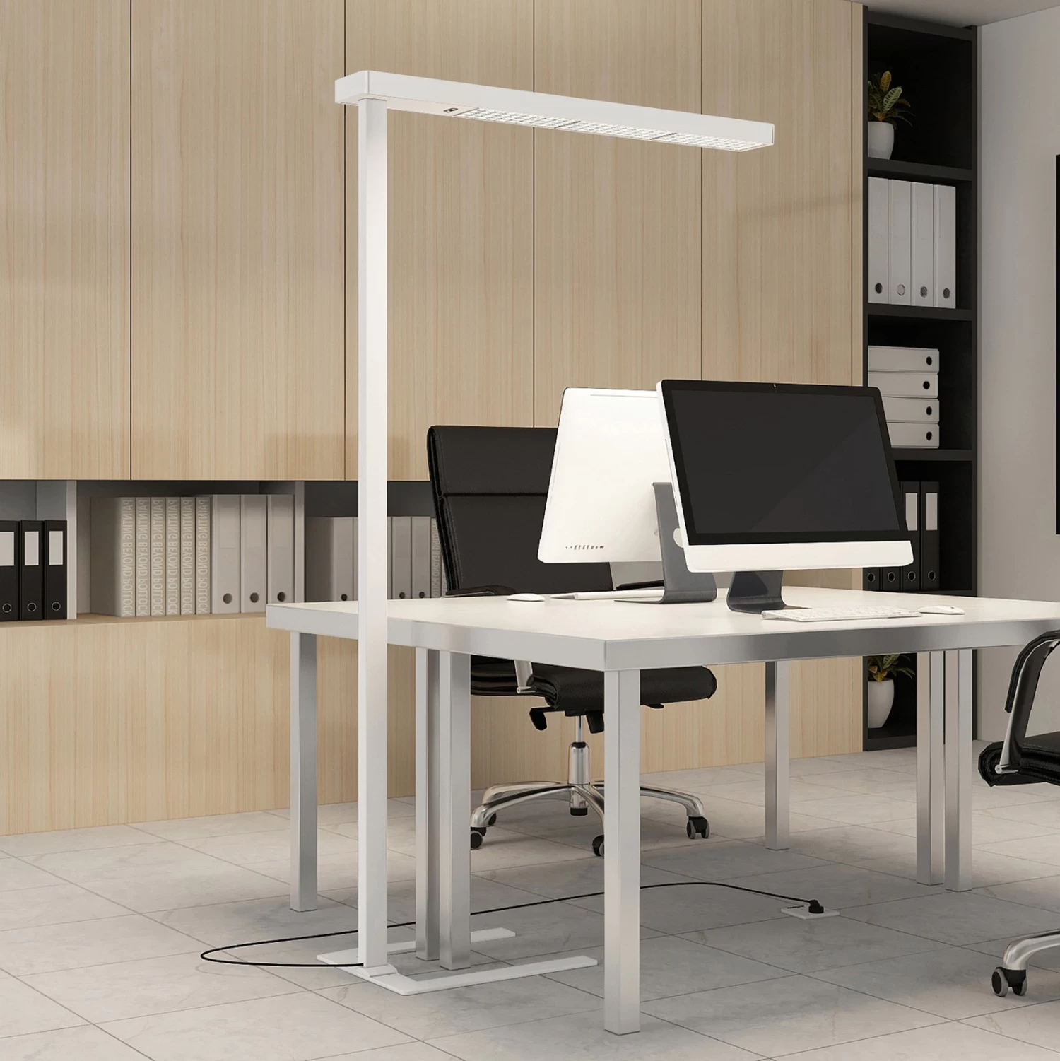 Arcchio Susi Lampadaire Bureau LED, Capteur Blanc 1 Arcchio Susi Lampadaire Bureau LED, Capteur Blanc