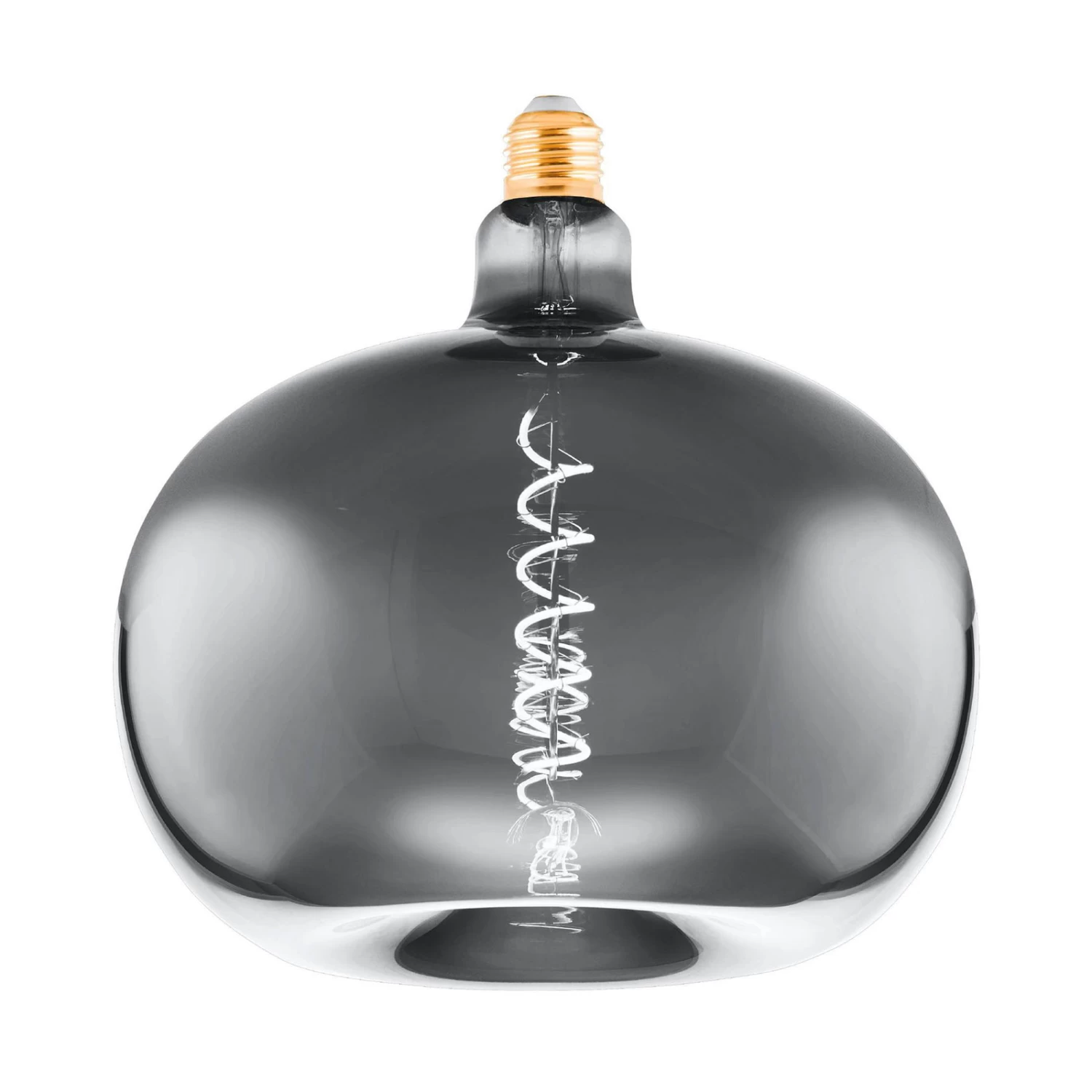 EGLO Ampoule LED E27 4 W Big Size Pomme, Fil, Chromée 2 EGLO Ampoule LED E27 4 W Big Size Pomme, Fil, Chromée – Image 2