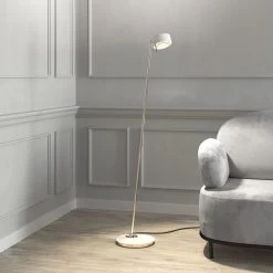 Puk! 120 Floor LED Claires/mates, Blanc Mat