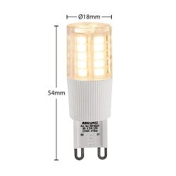 Arcchio Ampoule Broche LED G9 4,5 W 2 700 K X2 -Déco Lumière Soldes 10011057 4