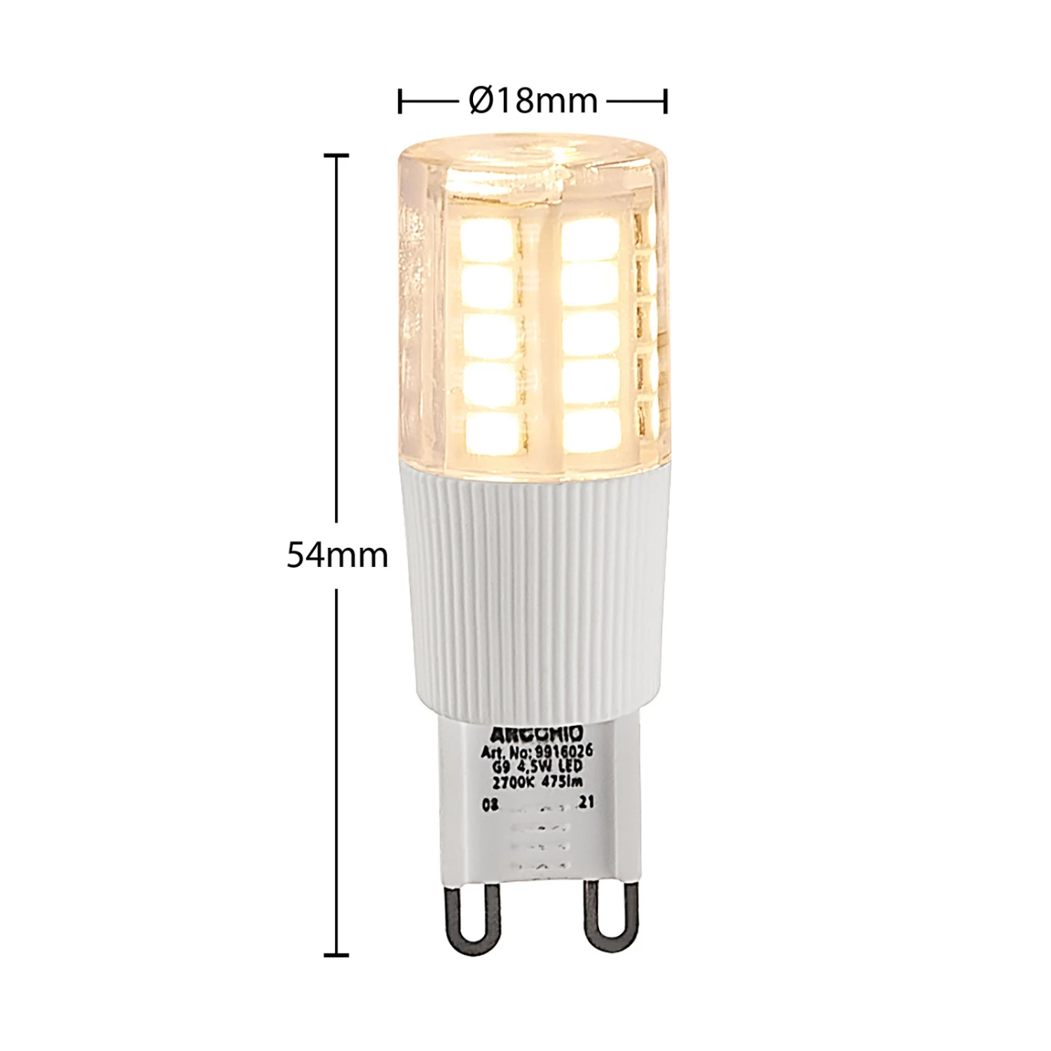 Arcchio Ampoule Broche LED G9 4,5 W 2 700 K X6 5 Arcchio Ampoule Broche LED G9 4,5 W 2 700 K X6 – Image 5