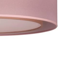 Euluna Tibu Plafonnier, Tissu, Ø50 cm, Cappuccino -Déco Lumière Soldes 10011219 2