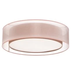 Euluna Tibu Plafonnier, Tissu, Ø50 cm, Cappuccino -Déco Lumière Soldes 10011219 3