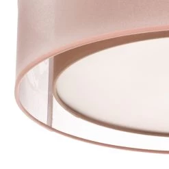 Euluna Tibu Plafonnier, Tissu, Ø50 cm, Cappuccino -Déco Lumière Soldes 10011219 6