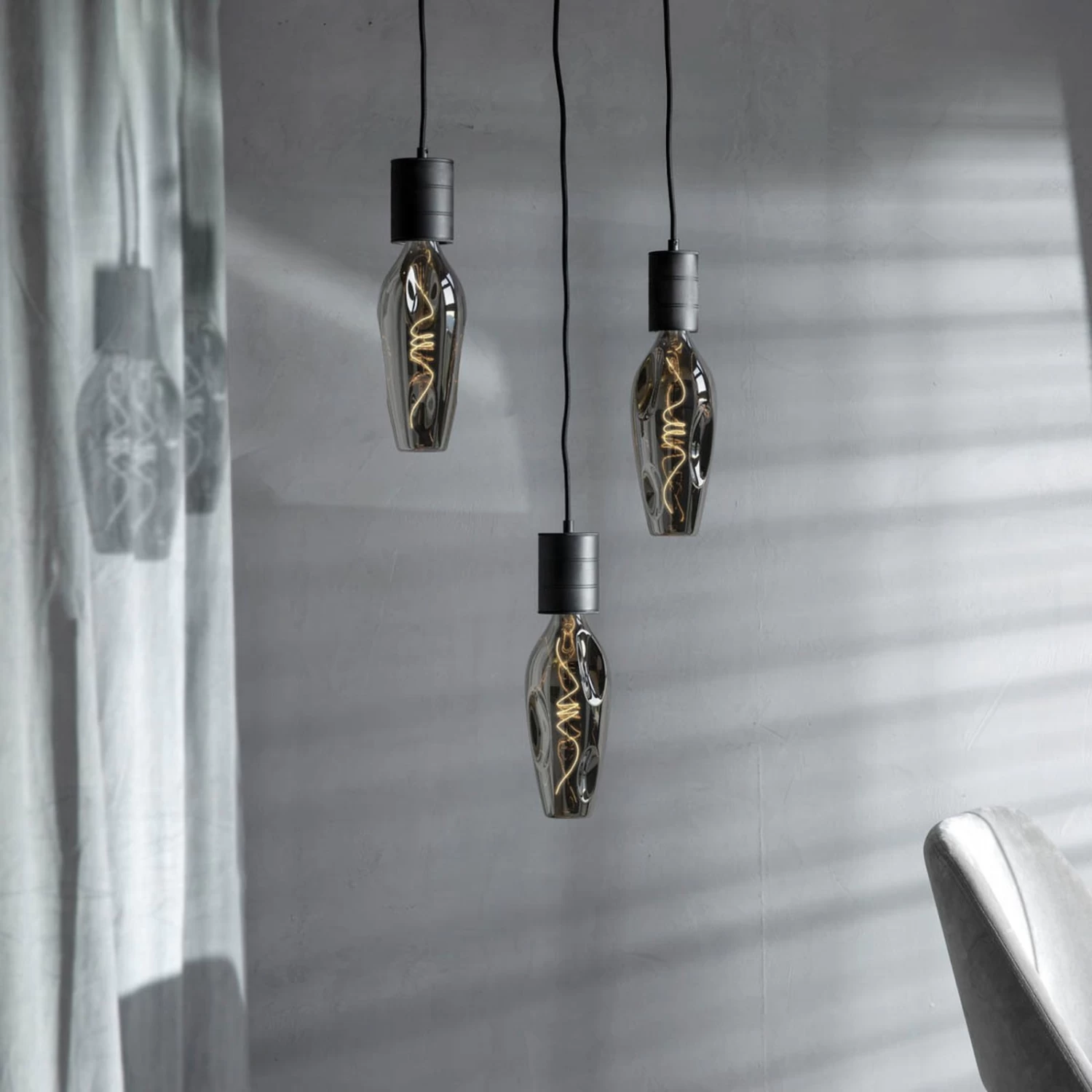 Calex Barcelona LED E27 4 W 1 800 K Dim Titane 3 Calex Barcelona LED E27 4 W 1 800 K Dim Titane – Image 3