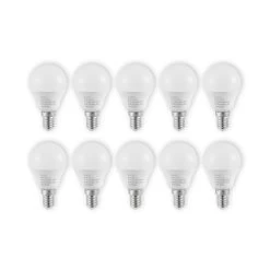 Lindby Ampoule LED E14 G45 4,5 W 3 000 K Opale X10