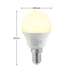 Lindby Ampoule LED E14 G45 4,5 W 3 000 K Opale X10 -Déco Lumière Soldes 10011438 3