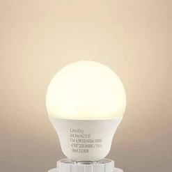 Lindby Ampoule LED E14 G45 4,5 W 3 000 K Opale X10 -Déco Lumière Soldes 10011438 4
