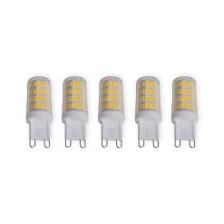 Ampoule Broches LED G9 3 W Blanc Chaud 330 lm X5