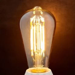 E27 Ampoule Rustique LED 6W 500lm Ambre 1 800K X2 7 E27 Ampoule Rustique LED 6W 500lm Ambre 1 800K X2 -Déco Lumière Soldes 10011536 2