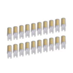Ampoule à Broche LED G9 3 W Blanc Chaud 330 lm X20
