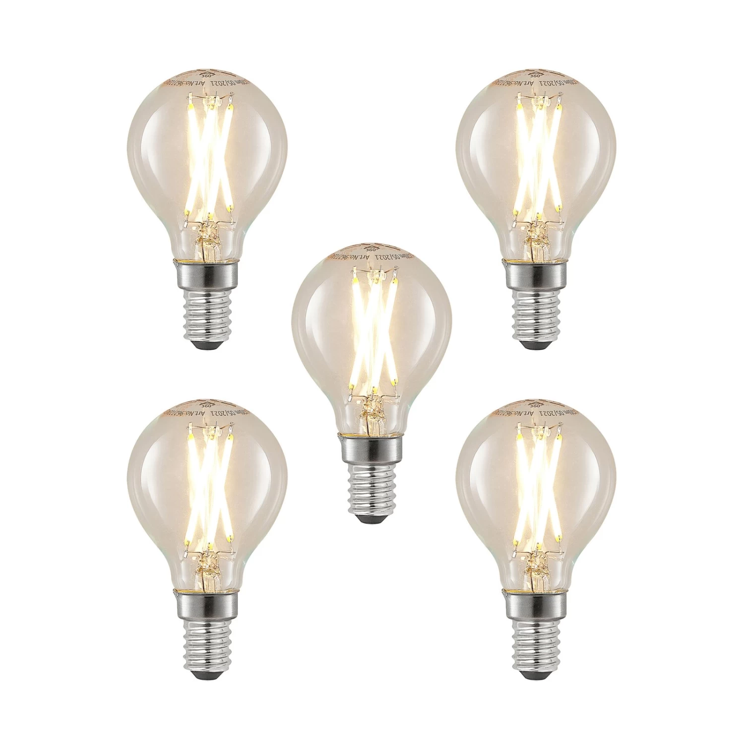 Ampoule LED à Fil E14 4 W 2 700 K Goutte Dim X5 1 Ampoule LED à Fil E14 4 W 2 700 K Goutte Dim X5