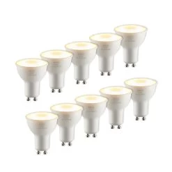 Réflecteur LED GU10 8 W 2 700 K 120° X10