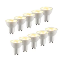 Réflecteur LED GU10 5 W 2 700 K 120° X10