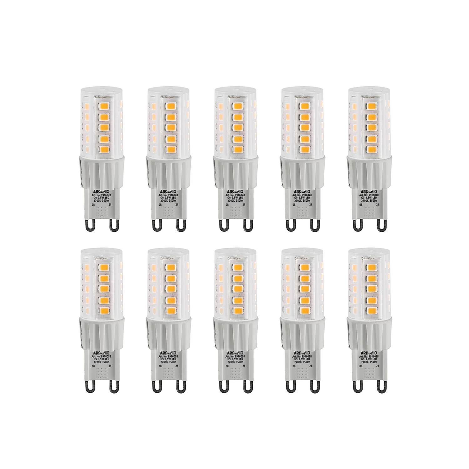 Arcchio Ampoule à Broche LED G9 3,5 W 827 X10 1 Arcchio Ampoule à Broche LED G9 3,5 W 827 X10