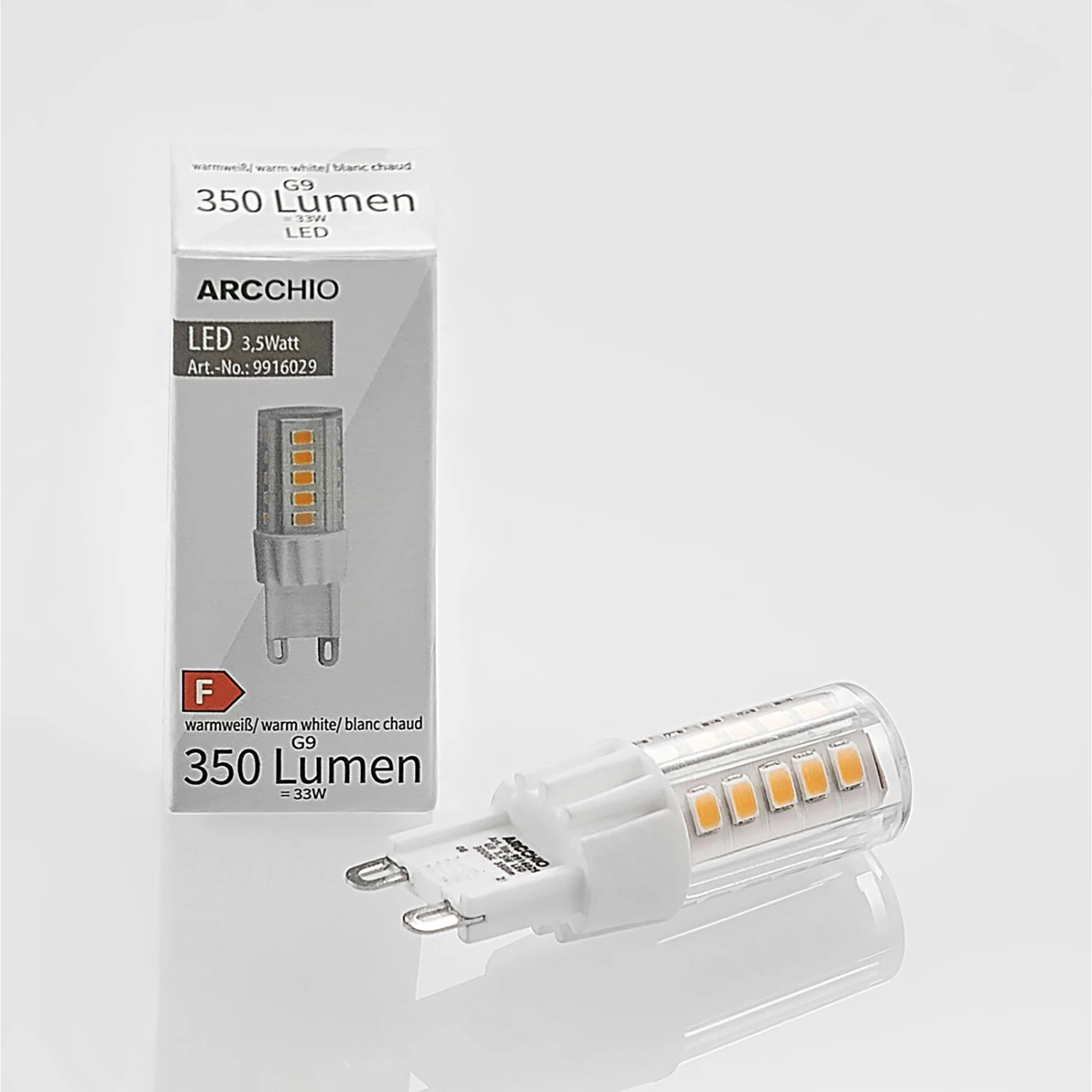 Arcchio Ampoule à Broche LED G9 3,5 W 830 X3 6 Arcchio Ampoule à Broche LED G9 3,5 W 830 X3 – Image 6