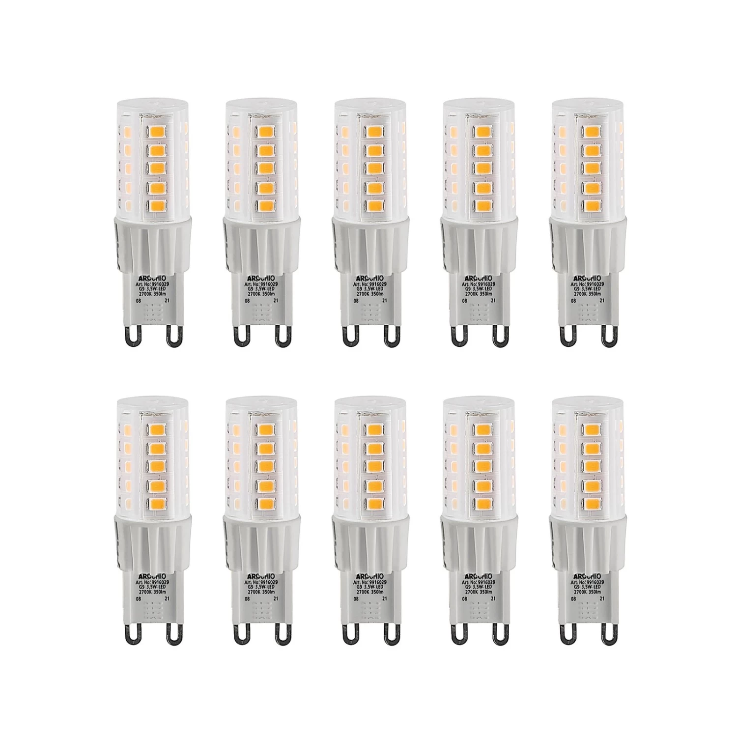 Arcchio Ampoule à Broche LED G9 3,5 W 830 X10 1 Arcchio Ampoule à Broche LED G9 3,5 W 830 X10