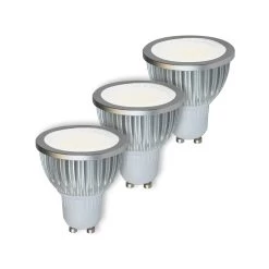 Réflecteur LED HT GU10 5 W 830 85° X3