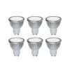 Réflecteur LED HT GU10 5 W 830 85° X6