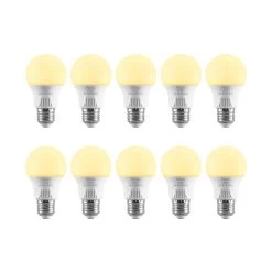 Ampoule LED E27 A60 7 W Blanc 2 700 K X10