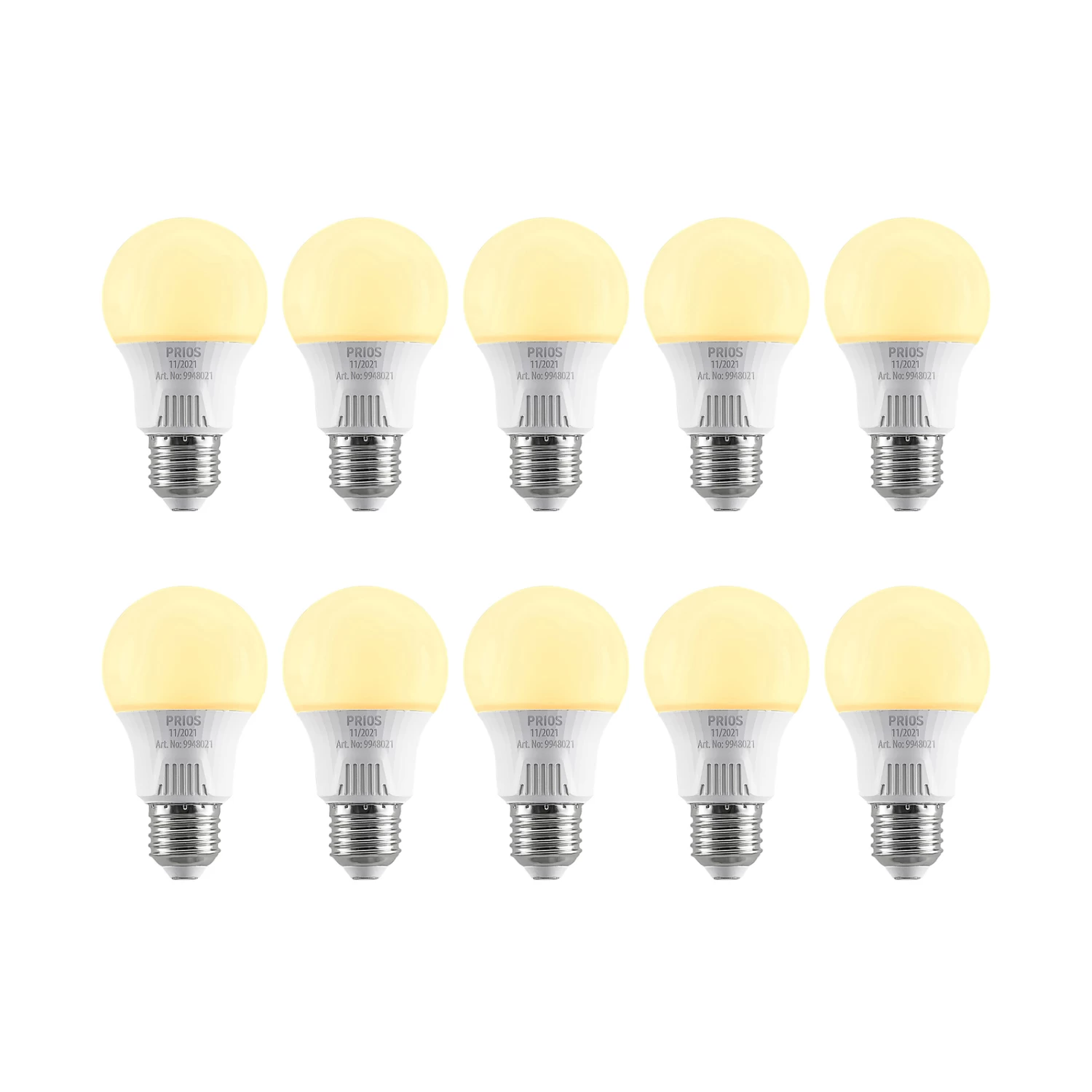 Ampoule LED E27 A60 7 W Blanc 2 700 K X10 1 Ampoule LED E27 A60 7 W Blanc 2 700 K X10