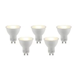 Réflecteur LED GU10 7 W 3 000 K 120° X5