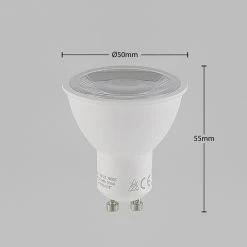 Réflecteur LED GU10 7 W 3 000 K 120° X5 -Déco Lumière Soldes 10012203 3