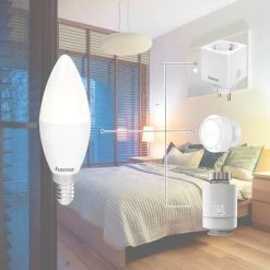 Hama WLAN Bougie LED E14 C35 5,5 W CCT Dim Opale 9 Hama WLAN Bougie LED E14 C35 5,5 W CCT Dim Opale -Déco Lumière Soldes 10012220 2