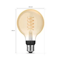 Philips Hue White Ampoule Fil Globe G93 E27 7,2 W 14 Philips Hue White Ampoule Fil Globe G93 E27 7,2 W -Déco Lumière Soldes 10012399 6
