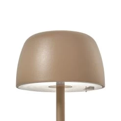 Lindby Arietty Lampe Table Batterie LED, Beige -Déco Lumière Soldes 10012693 4