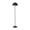 Lampe Sur Pied Siemon En Acier, Noire