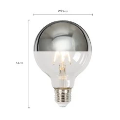 Lucande E27 3,8 W Ampoule Tête Miroir G95 927 Argentée X5 12 Lucande E27 3,8 W Ampoule Tête Miroir G95 927 Argentée X5 -Déco Lumière Soldes 10013197 3
