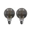 Lucande E27 3,8 W Ampoule Globe LED G95 1 800 K Fumée X2