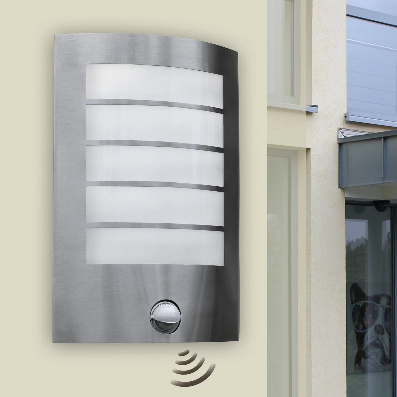 Applique D’extérieur LED Slim Avec Détecteur IP44 6 Applique D’extérieur LED Slim Avec Détecteur IP44 – Image 6