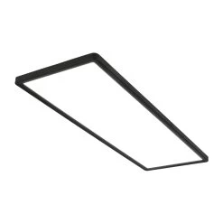 Panneau LED Slim 58x20 cm On/off 4 000 K Noir -Déco Lumière Soldes 10013615 2