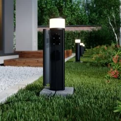 Lucande Corban Avec Porte Et 2 Prises, Lot De 3 -Déco Lumière Soldes 10013709 2