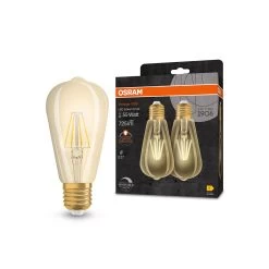 OSRAM Vintage 1906 LED Rustique E27 6,5 W Dim X2 7 OSRAM Vintage 1906 LED Rustique E27 6,5 W Dim X2 -Déco Lumière Soldes 10014314 3