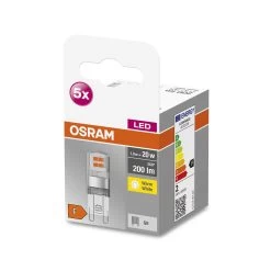 OSRAM Base PIN LED Broche G9 1,9 W 2 700 K X5 -Déco Lumière Soldes 10014318 2