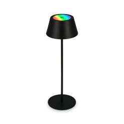 Lampe LED Kiki Batterie RGBW, Noire